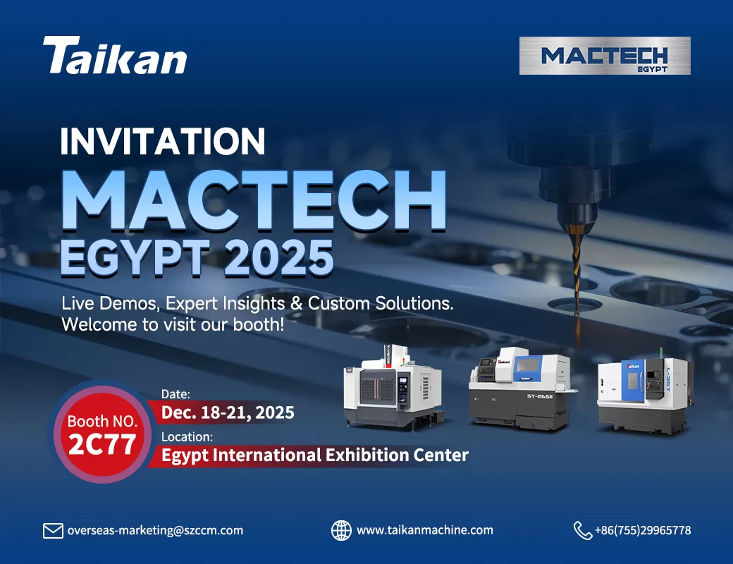 Invitación | MACTECH EGYPT 2025 | Sinceramente le invitamos a visitar Taikan
