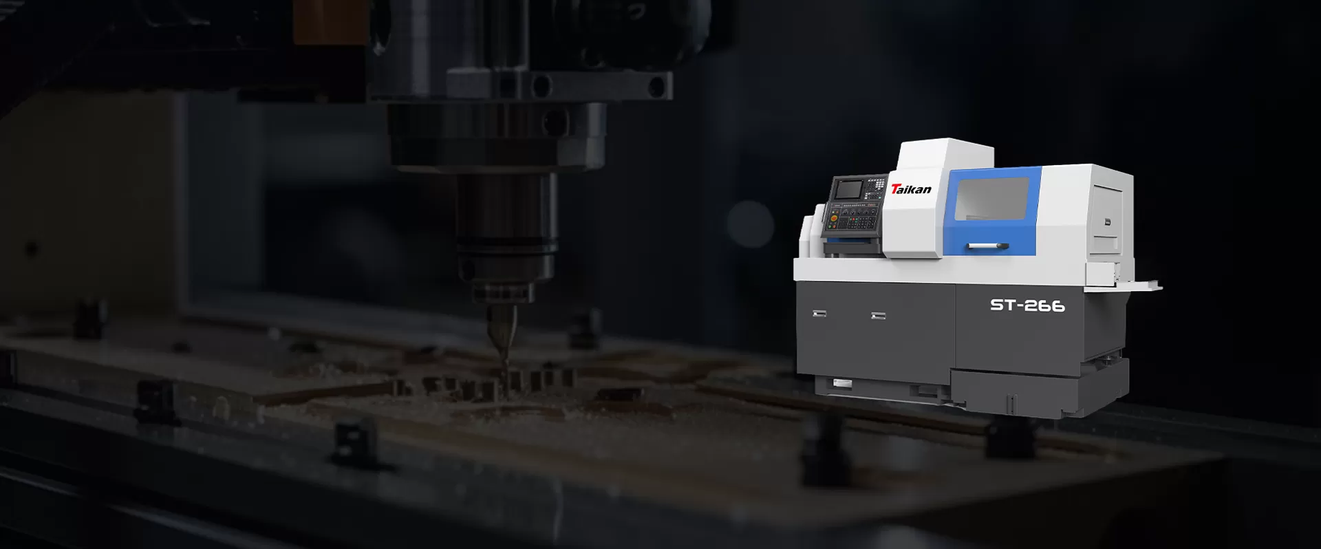 Torno automático de tipo suizo CNC
