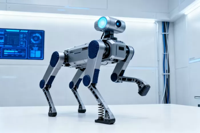 Mecanizado de piezas de robot