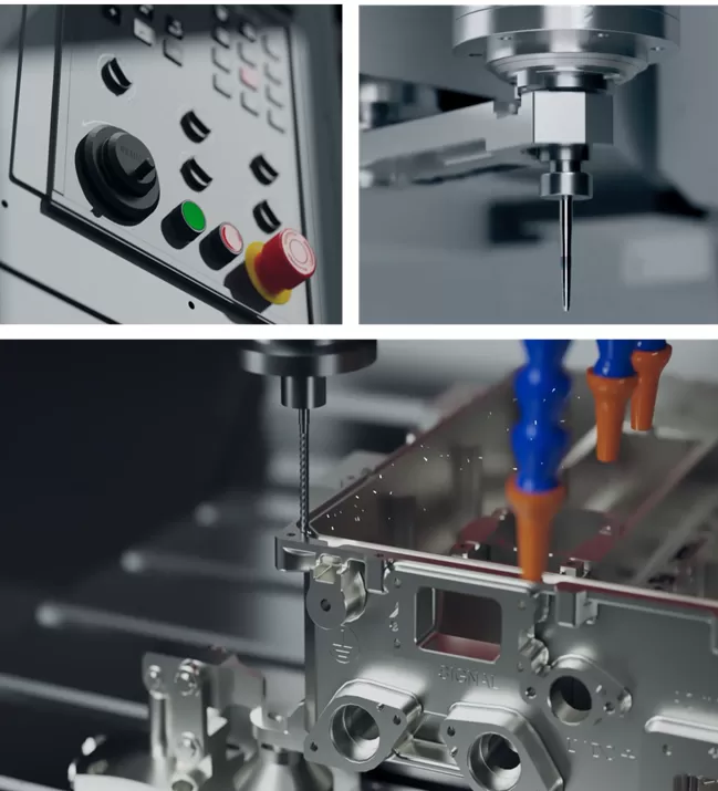 Características del centro de mecanizado vertical